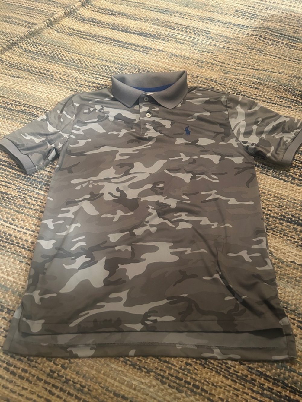 Polo by Ralph Lauren Gray Camouflage Performance Polo